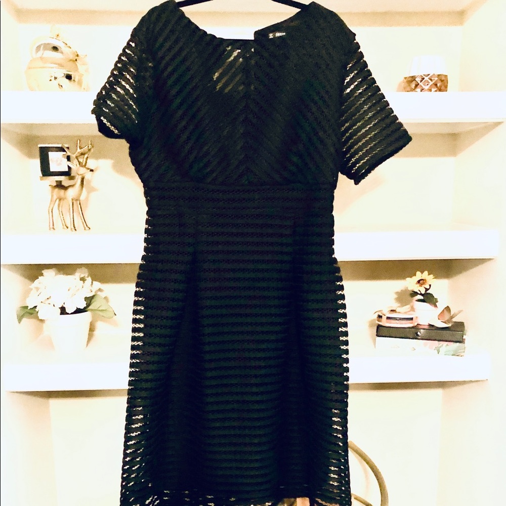 Black cocktail dress